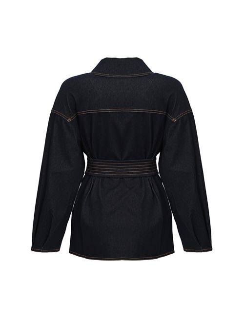 Giacca MMLWEST in misto cotone Blu notte MM Max Mara | 2616911017600003